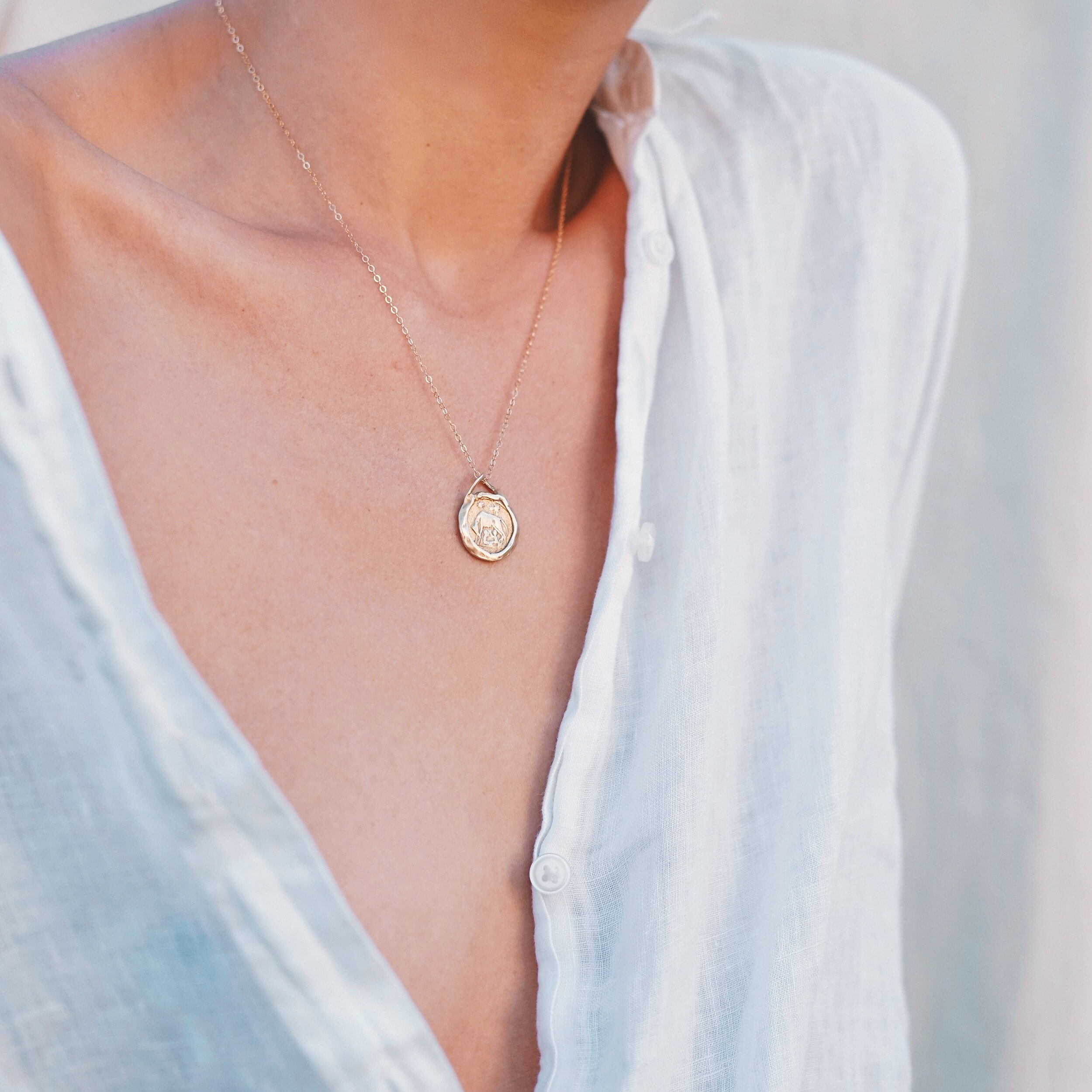 Roma Necklace 14k Gold by Mountainside Made | Botanic and Luxe
